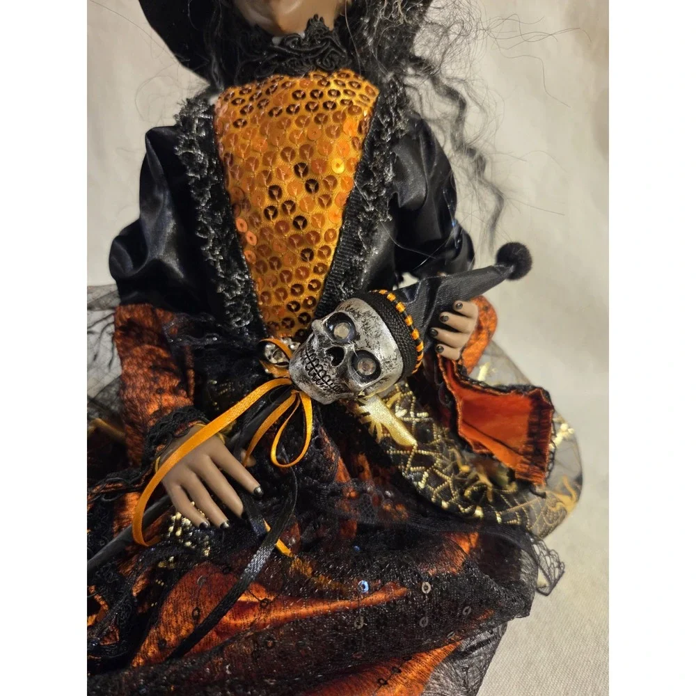 Broomstick Blvd Halloween Witch Doll 30